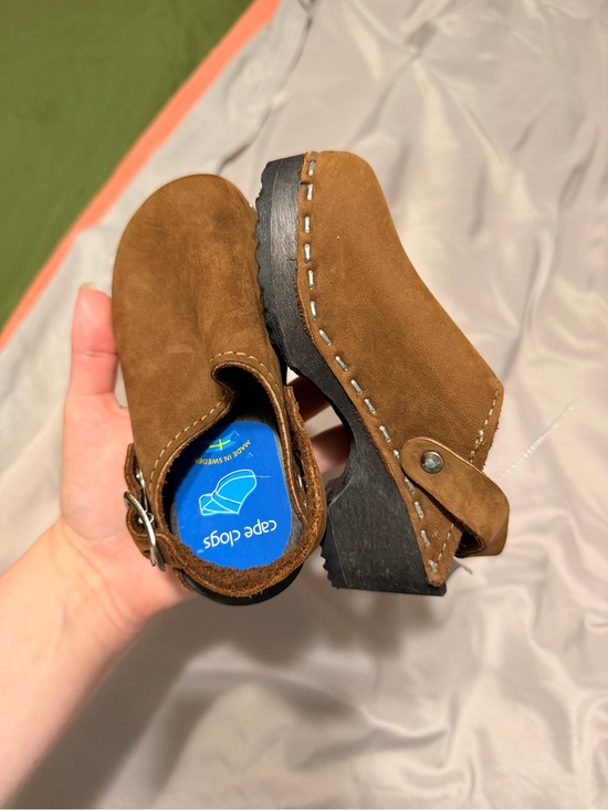 Cape Clogs Other - Kids Brown Suede Cape Clogs